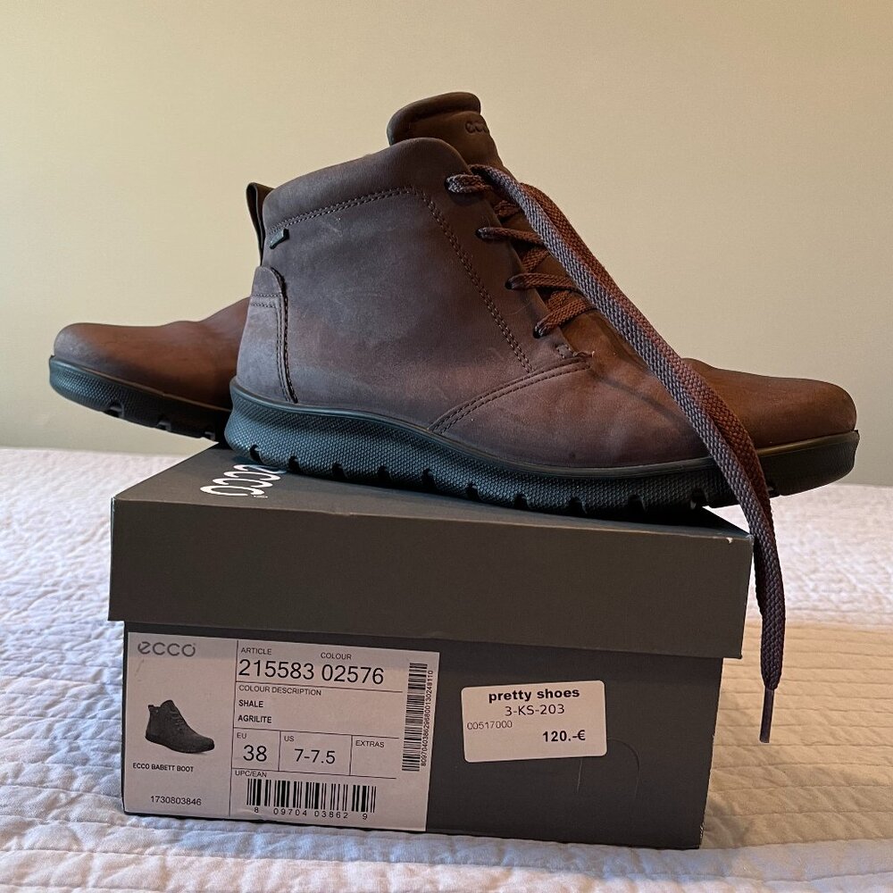 Ecco Babett Women's Nubuck Gore-Tex Ankle Boot, 38EU